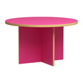 HKliving Dining Table Eettafel - Ø 130 cm - Raspberry