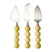 HKliving Kaasmes Lemon - Set van 3