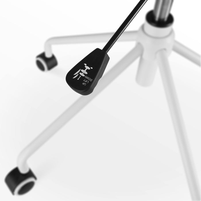 Nolon Nout-Mia Bureaustoelen Set van 2 - Grijs - Wit Onderstel