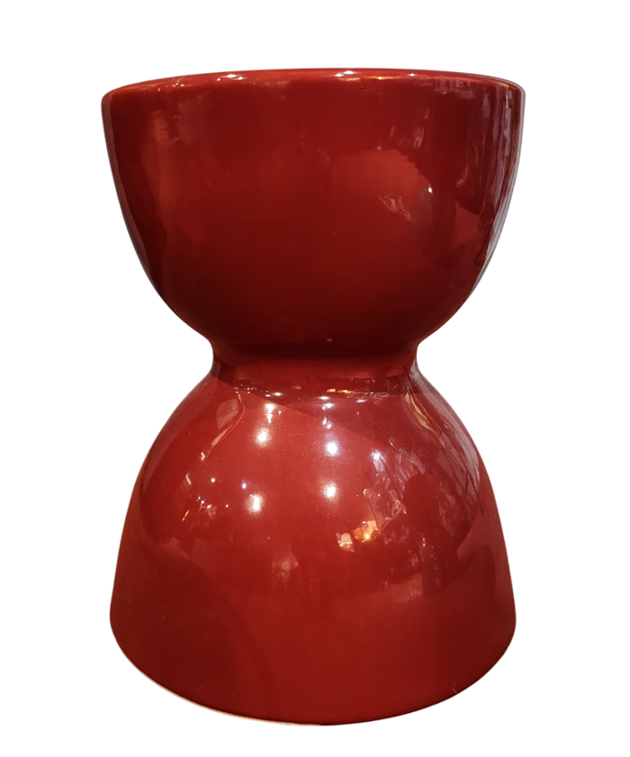 Fine Asianliving Keramische Kruk Rood Handgemaakt -