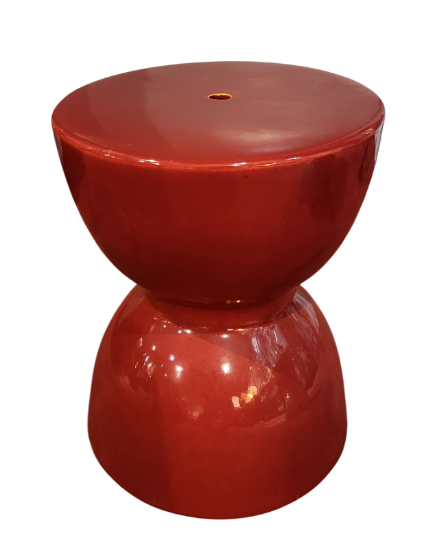 Fine Asianliving Keramische Kruk Rood Handgemaakt -