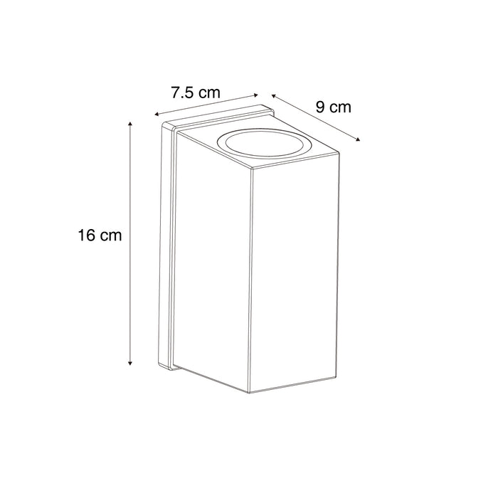 QAZQA Wandlamp zwart magnetisch incl. LED oplaadbaar - Baleno