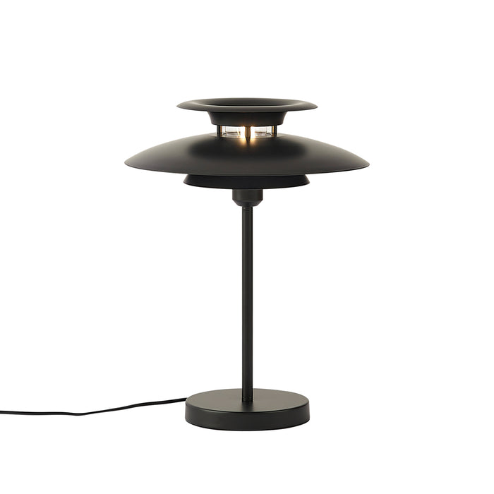 QAZQA Retro tafellamp zwart staal 45cm - Pauly