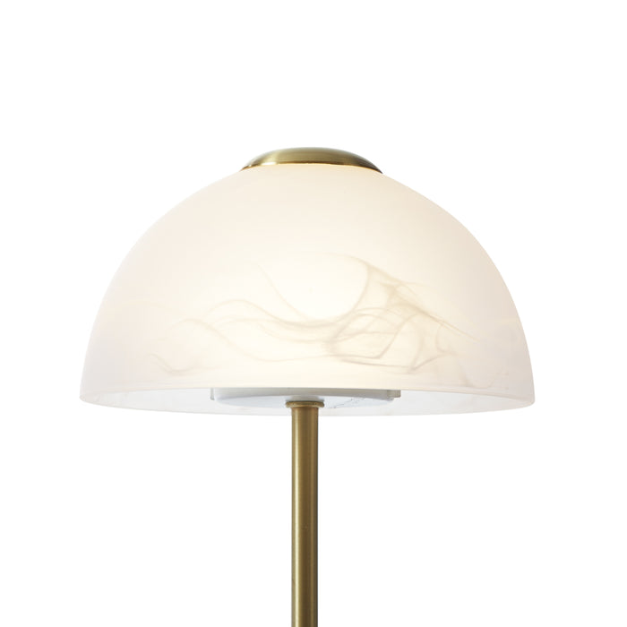 QAZQA Design tafellamp goud met opaal glas incl. LED dimbaar - Joya