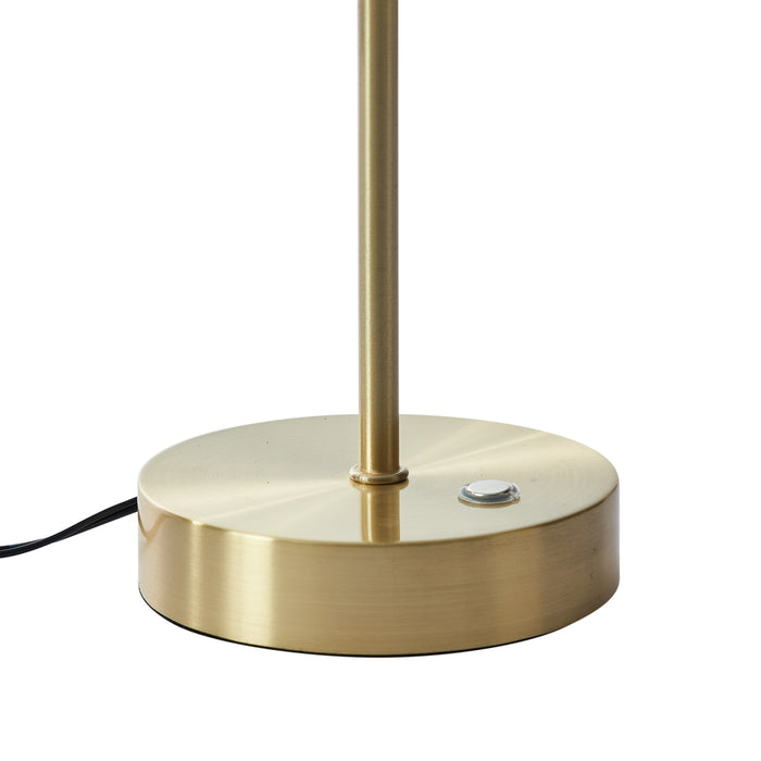 QAZQA Design tafellamp goud met opaal glas incl. LED dimbaar - Joya