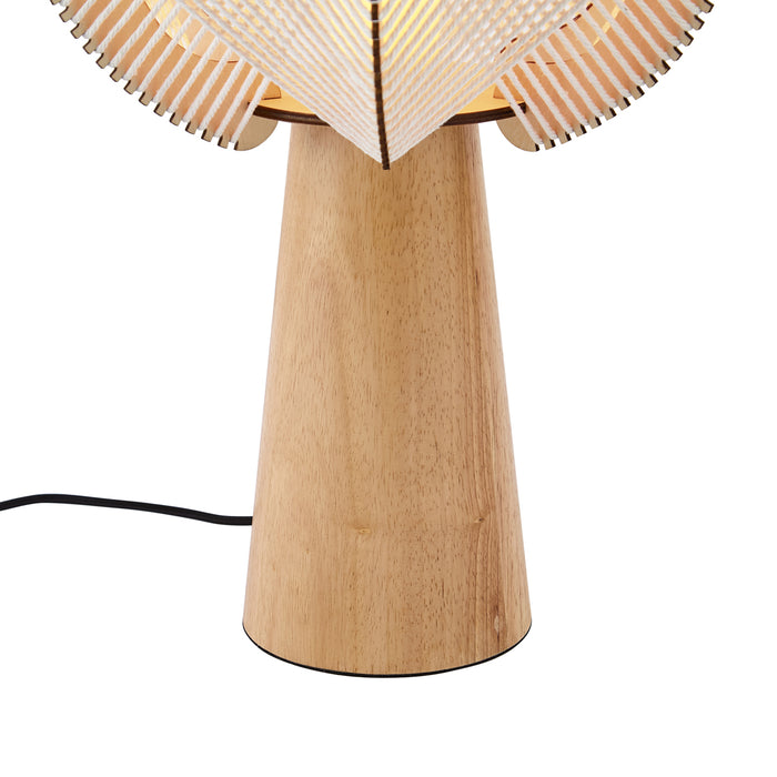 QAZQA Japandi tafellamp beige 45cm - Gertie