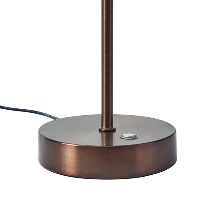 QAZQA Design tafellamp donkerbrons incl. LED dimbaar - Joya