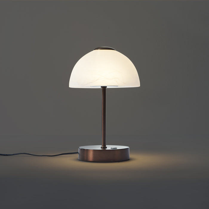 QAZQA Design tafellamp donkerbrons incl. LED dimbaar - Joya