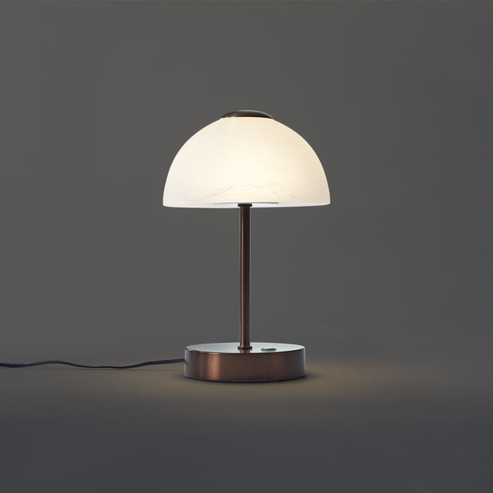 QAZQA Design tafellamp donkerbrons incl. LED dimbaar - Joya