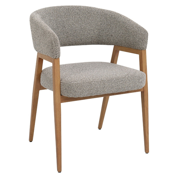 DÉJA Living - Eetkamerstoel Taupe|Naturel - Fureso - Set van 2