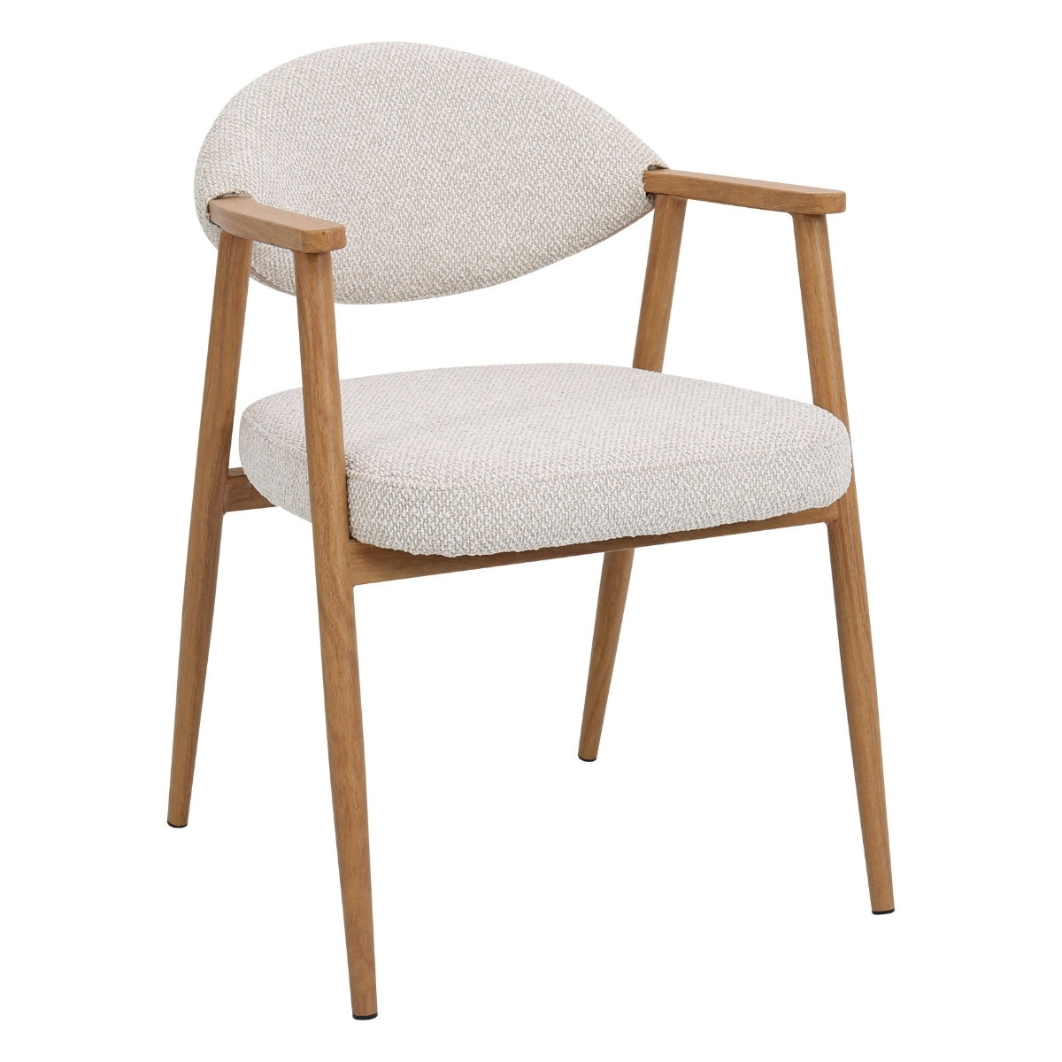 DÉJA Living - Eetkamerstoel Beige|Naturel - Karup - Set van 2