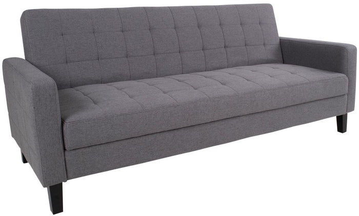 House Nordic Milton Donkergrijs 3-Zits Slaapbank