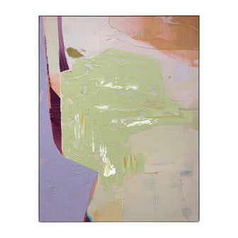 by fonQ Pastel Reverie Schilderij 78 x 100 cm - Wit