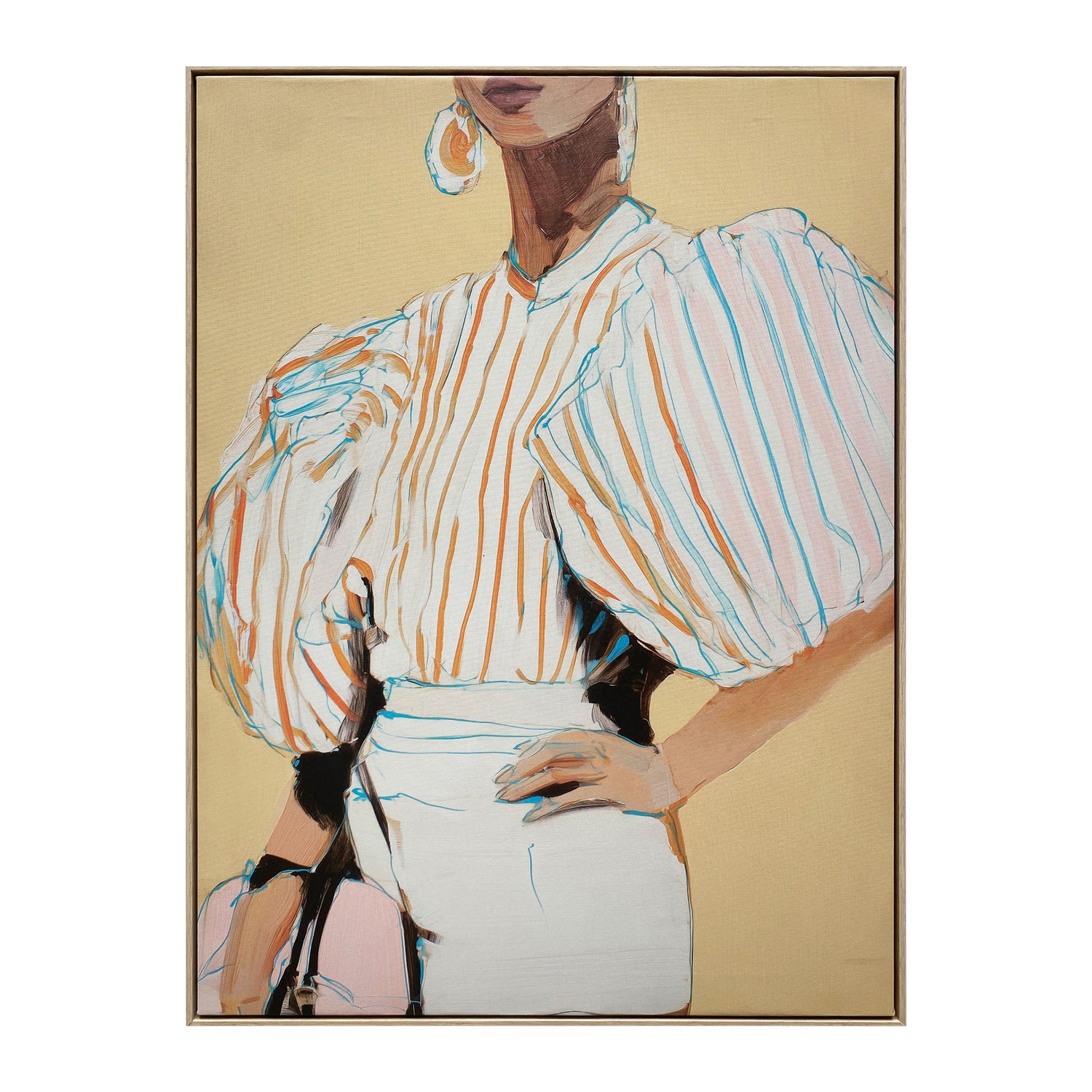 by fonQ Trend in Motion Schilderij 60 x 80 cm - Eiken