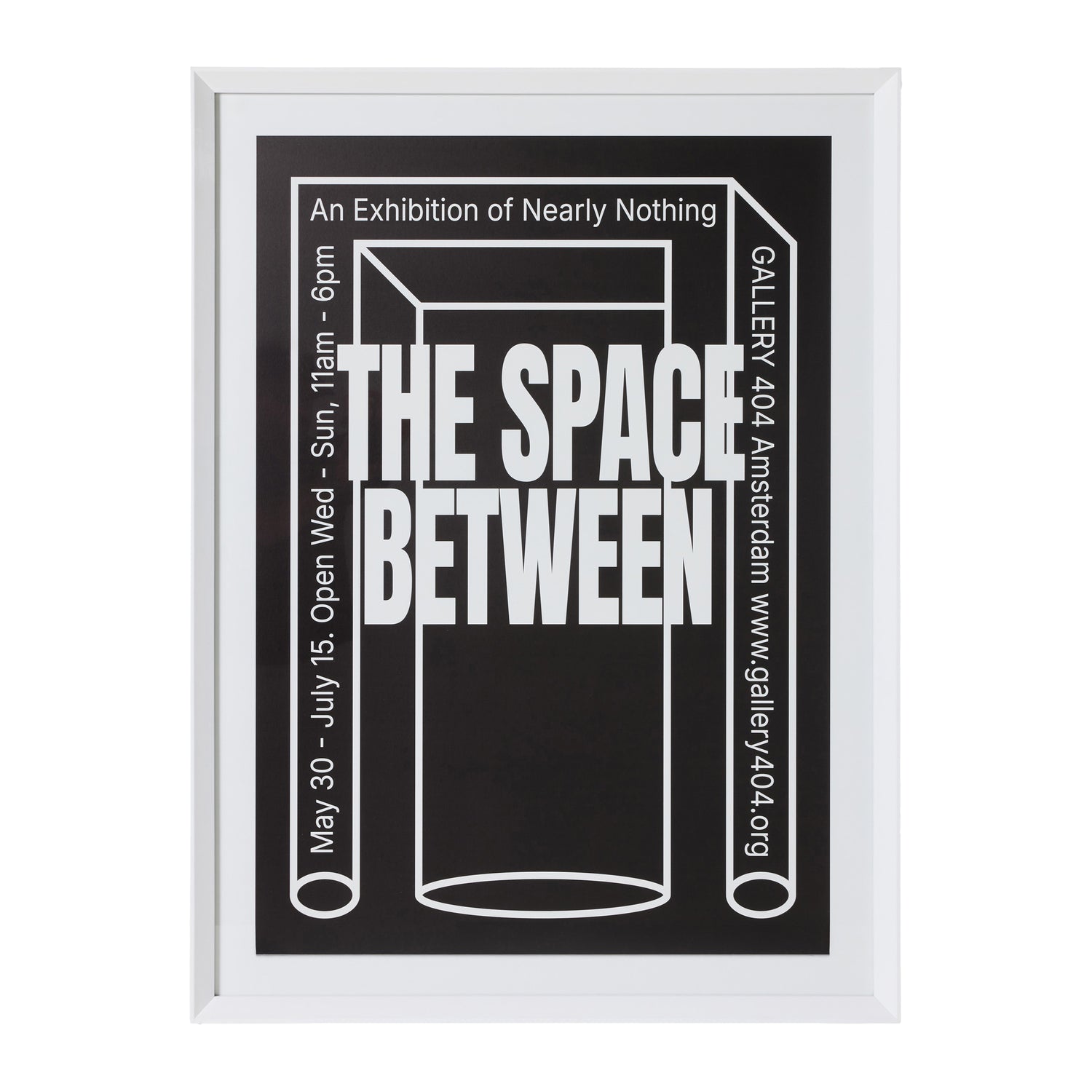 HKliving Framed Poster - Between Space