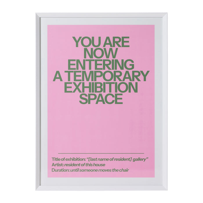 HKliving Framed Poster - Home Gallery