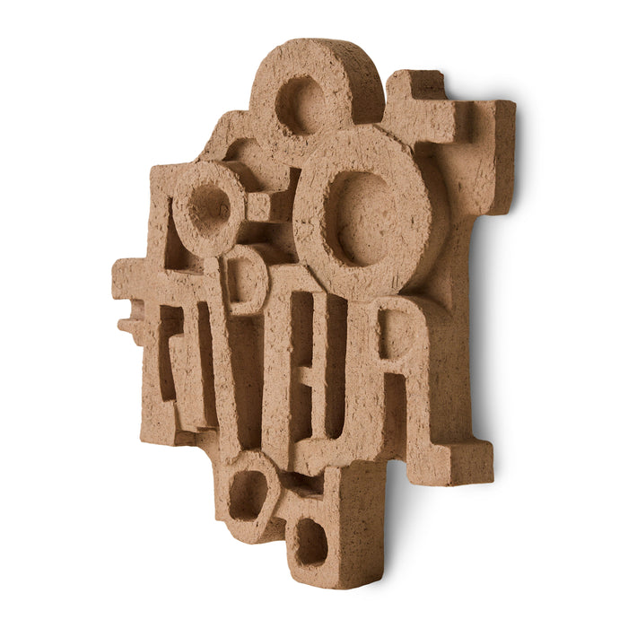 HKliving Sculpture Wandornament - Brutalist