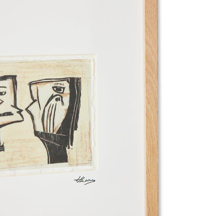 HKliving Framed Artwork Schilderij - Marty and Kosso