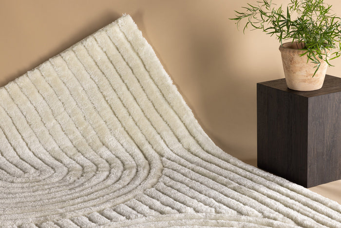 Rebellenclub Kaimana Vloerkleed 290x200cm - Wit