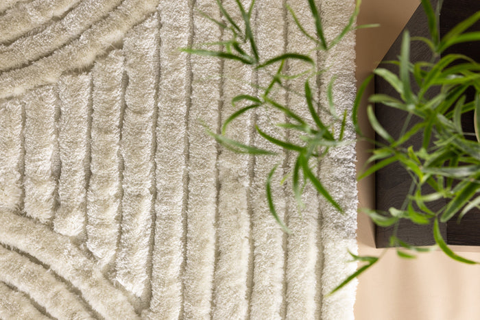 Rebellenclub Kaimana Vloerkleed 290x200cm - Wit