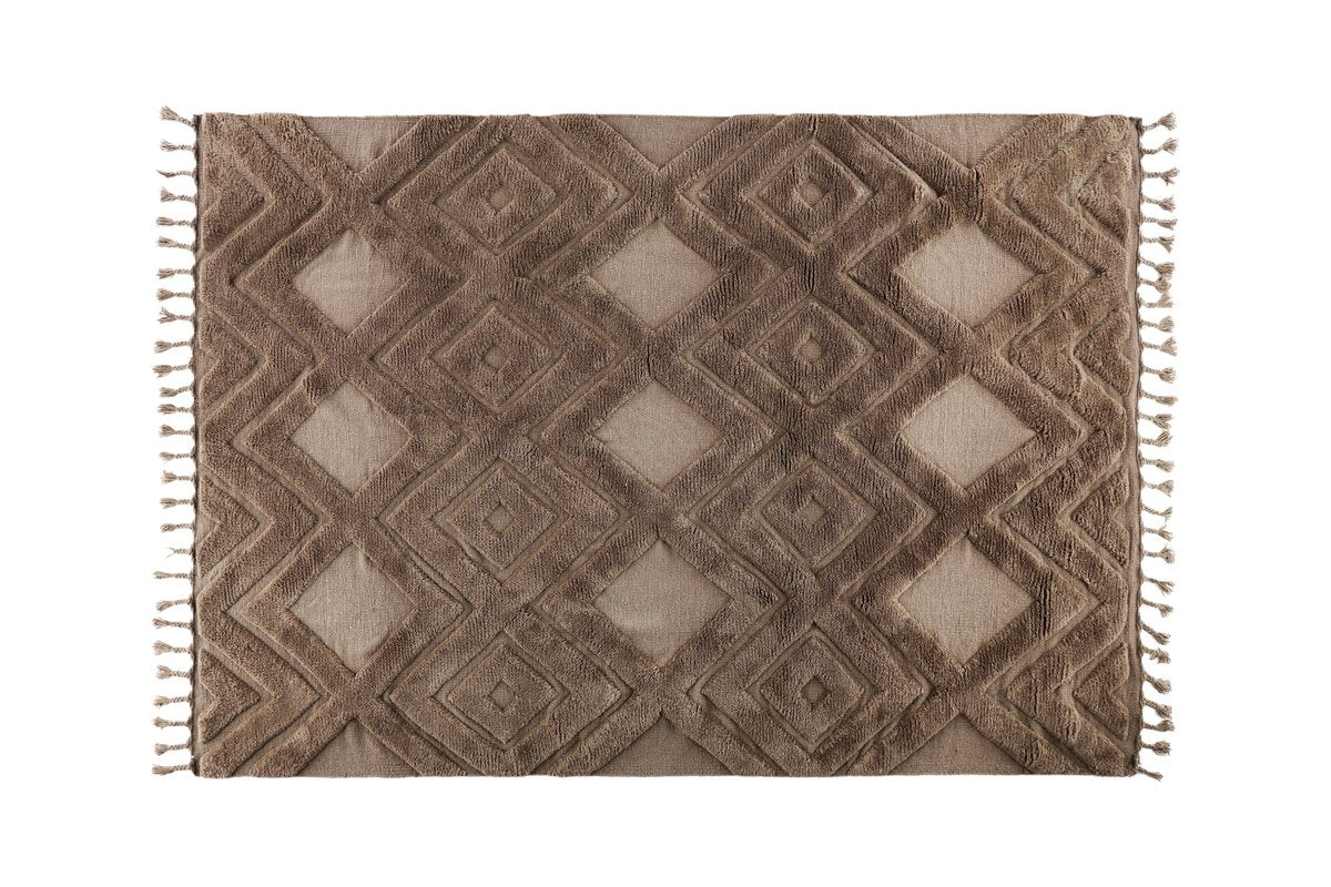 Rebellenclub Fino Vloerkleed - 230 x 160 cm - Bruin