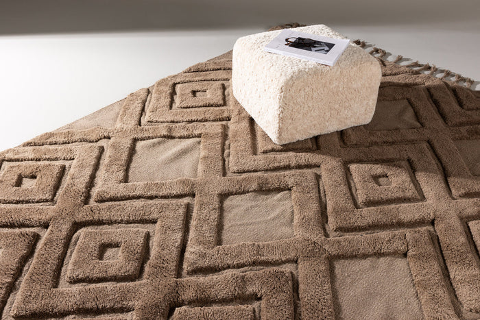 Rebellenclub Fino Vloerkleed - 230 x 160 cm - Bruin