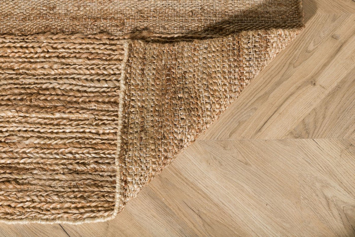 Rebellenclub Melan Vloerkleed - 400 x 300 cm - Naturel Jute