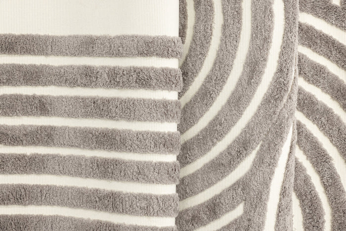 Rebellenclub Riihimaki Vloerkleed 290x200cm - Grijs|wit