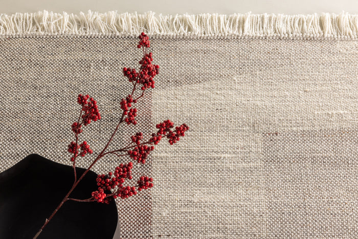 Rebellenclub Kaha Vloerkleed 230x160cm - Beige