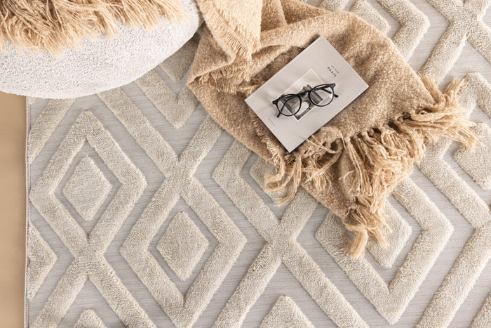 Rebellenclub Huria Vloerkleed 230x160cm - Wit