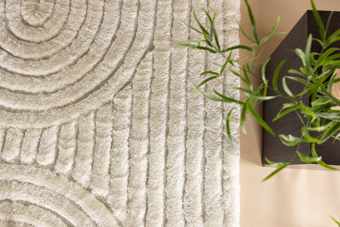 Rebellenclub Kaimana Vloerkleed 230x160cm - Wit