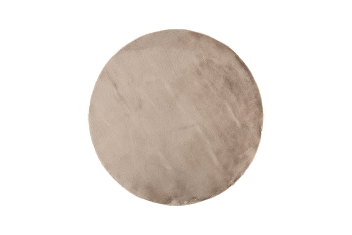 Rebellenclub Idda Vloerkleed Rond - Ø200 cm - Beige