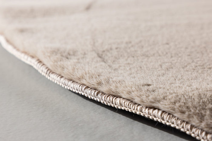 Rebellenclub Idda Vloerkleed Rond - Ø200 cm - Beige