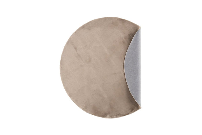 Rebellenclub Idda Vloerkleed Rond - Ø200 cm - Beige