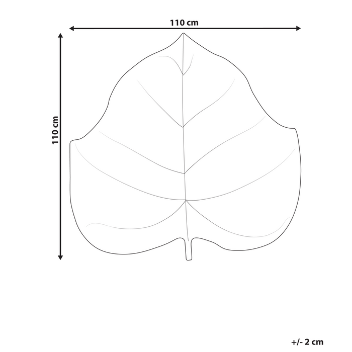 Beliani-HELIKON-Kinderspeelkleed-Gebroken wit-110 x 110 cm-Katoen