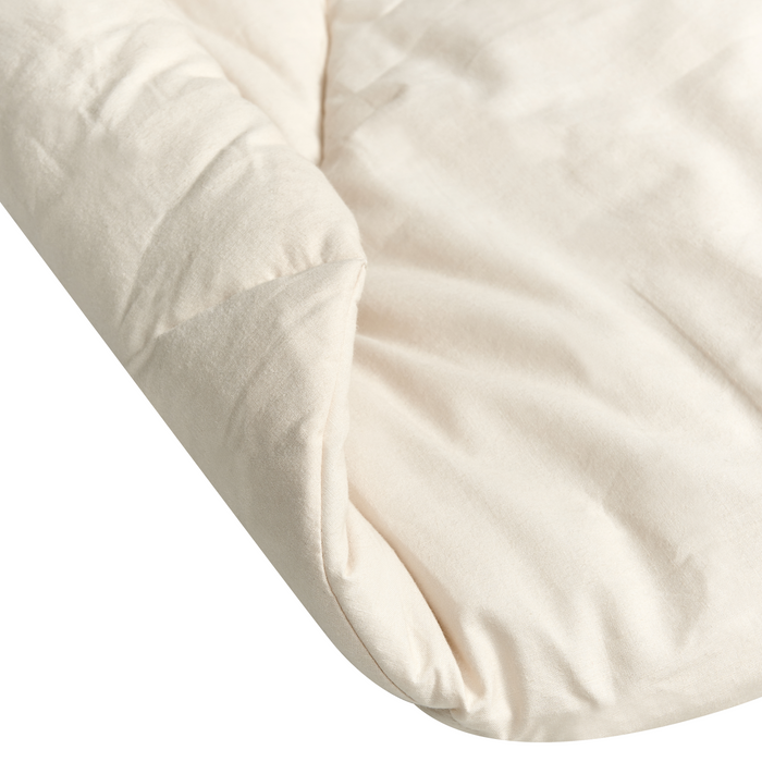 Beliani-OLIMP-Kinderspeelkleed-Gebroken wit-110 x 110 cm-Katoen