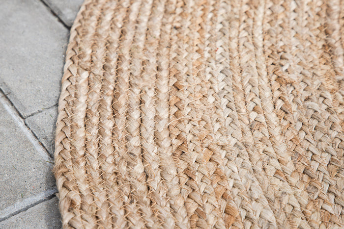 Rebellenclub Sanremo Vloerkleed - ø200cm - Naturel Jute