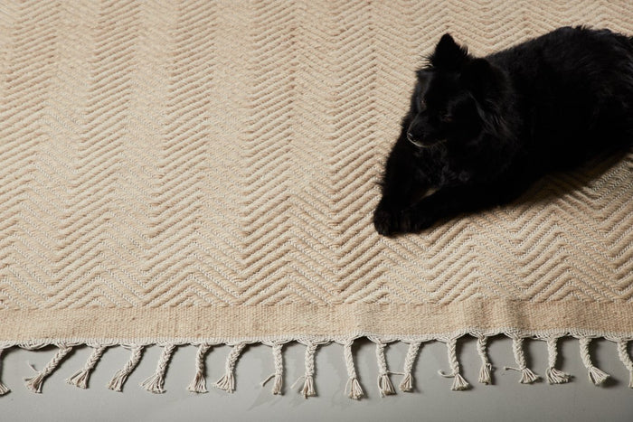 Rebellenclub Dolores Vloerkleed - 350 x 250 cm - Beige