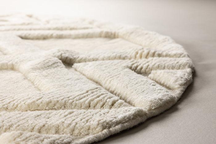 Rebellenclub Fino Vloerkleed - ø200cm - Beige