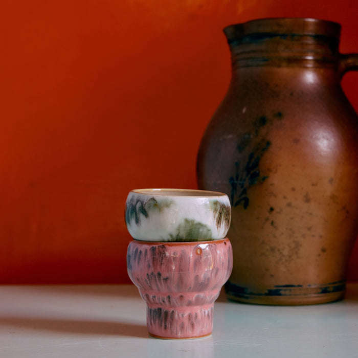 HKliving 70's Ceramics Lungo Mok 0,24 L - Set van 2 - Expression