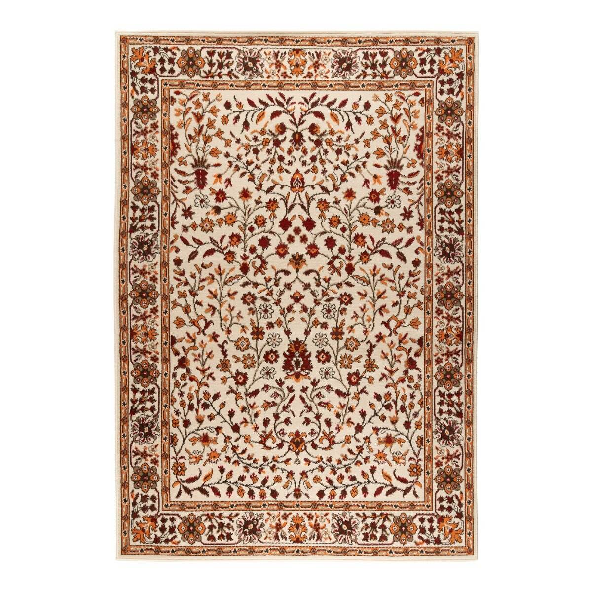 Interieur05 Vintage Vloerkleed Nazly Creme|Oranje - 160 x 230 cm