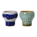 HKliving 70's Ceramics Lungo Mok 0,24 L - Set van 2 - Symbolist