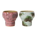 HKliving 70's Ceramics Lungo Mok 0,24 L - Set van 2 - Expression