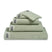 Washand Home Uni Smoke Green | Groen | Katoen
