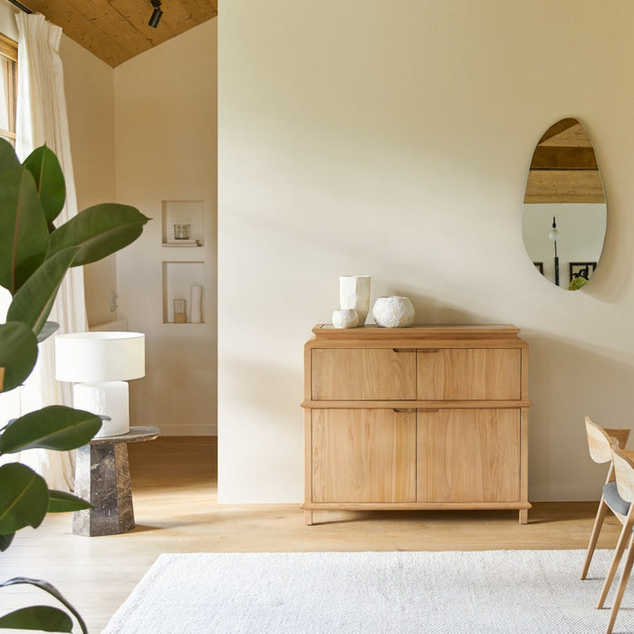 Tikamoon - Massief teakhouten buffetkast 120 Achille