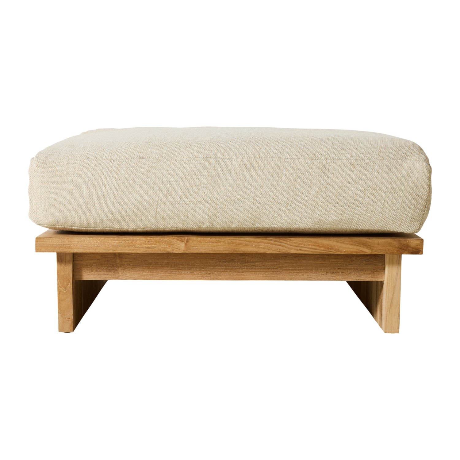 HKliving Teak Hocker - Natural