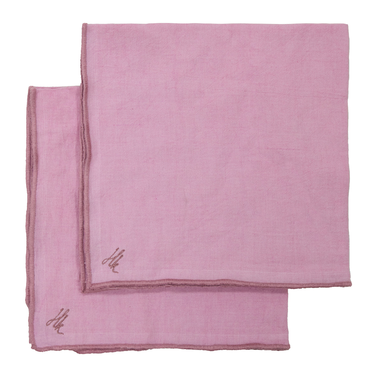 HKliving Ease Servetten - Set van 2 - Rosette