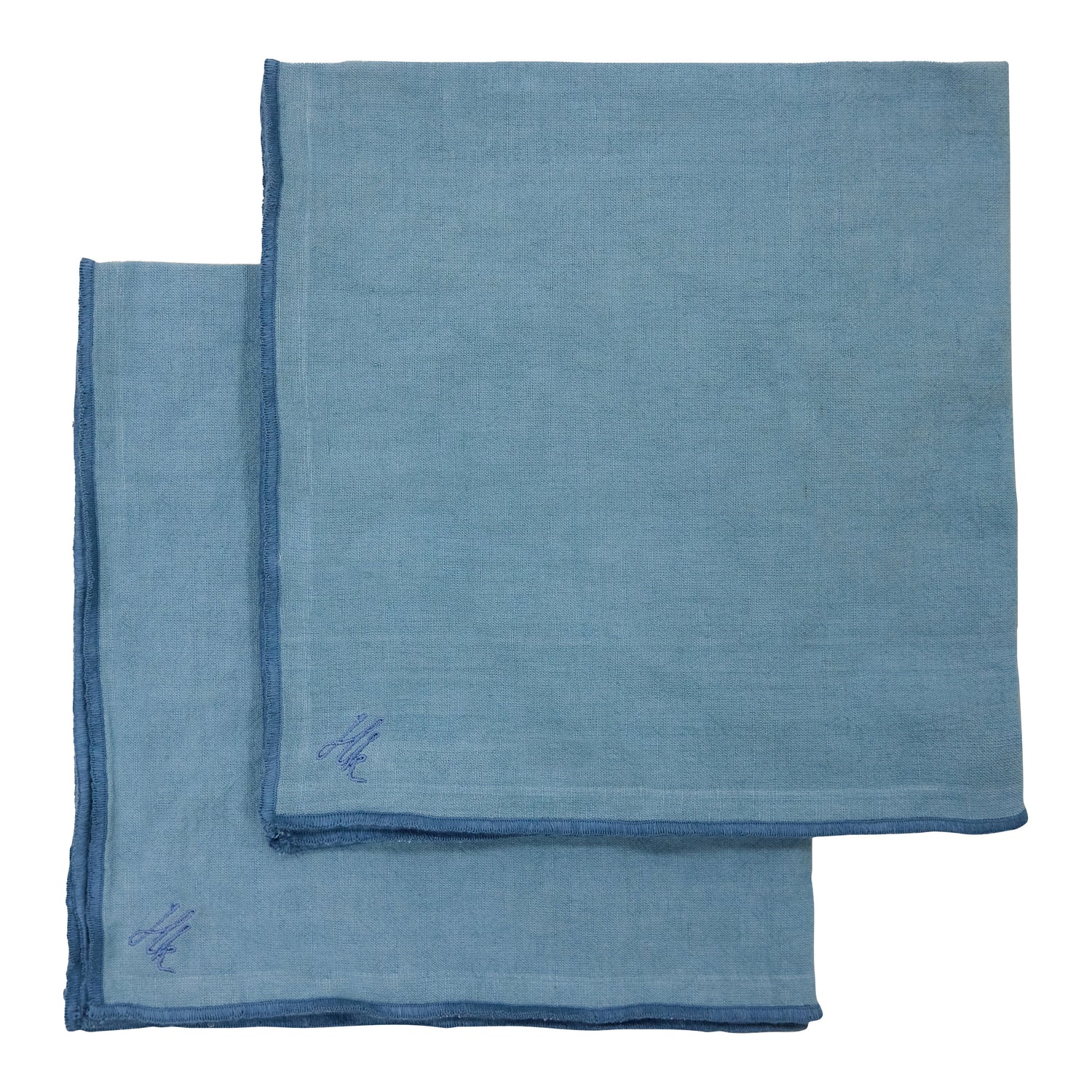 HKliving Ease Servetten - Set van 2 - Mist Blue