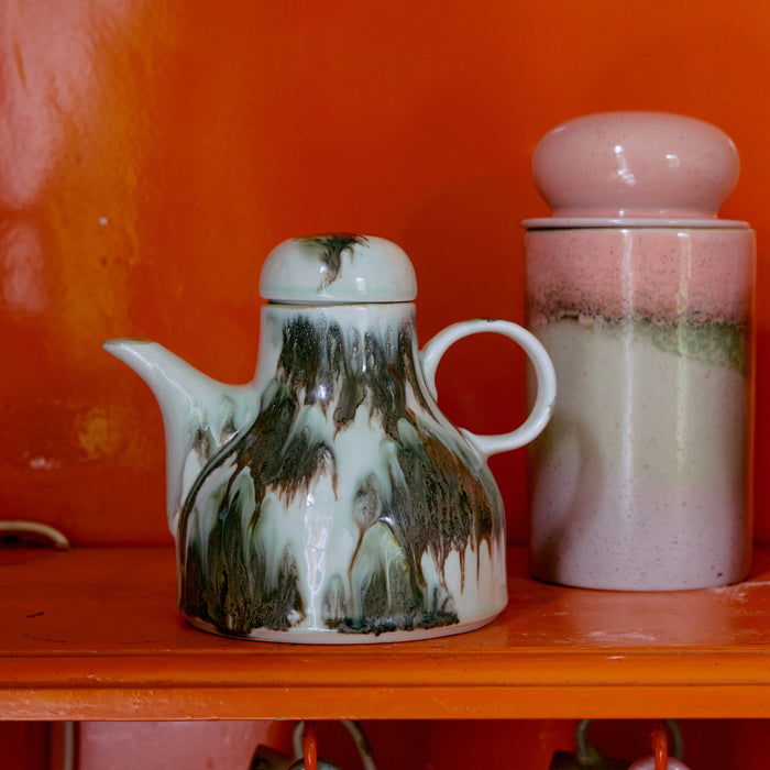 HKliving 70's Ceramics Koffiepot - Tide