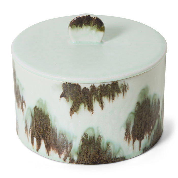 HKliving 70's Ceramics Cookie Jar Voorraadpot Ø 17 cm - Tide